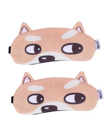 FOMIYES 2pcs Eye Patch Sleeping Cooling Eye Mask Cartoon Eye Patch Dual Purpose