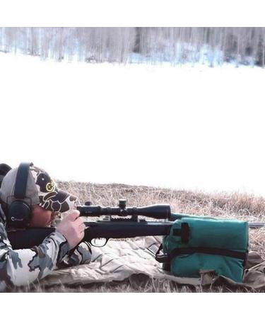 Front Shooter's Unfilled Gun Rest Sand Bags for Steady Rifle Shooting - Green - Buy Online on GoSupps.com