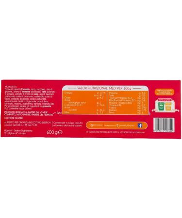  Italian Gourmet E.R. Plasmon First Months Biscuit Bottle From 4 Months 600 g + Italian Gourmet Pulp 400 g - Buy Online on GoSupps.com