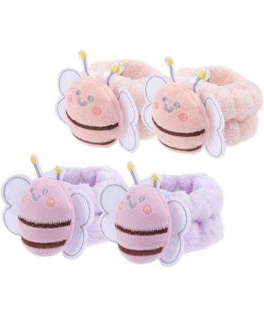 Healeved 4 Pairs Wrist Band Hair Ties Kids Skincare Headbands for Women Wristband Workout Headband Head Bands for Womens Hair Makeup Cartoon Washing Wash Belt Skin Care Women's Flannel - Buy Online on GoSupps.com