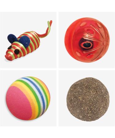 Unique Design - Interactive Indoor Cat Toy Puzzle Box As Seen on Channel 5 s The Secret Life of Kittens - Four Cat Toys Included 3 Balls and a Mouse Best Gift for any Cat Kitten or Their Owner! - Buy Online on GoSupps.com