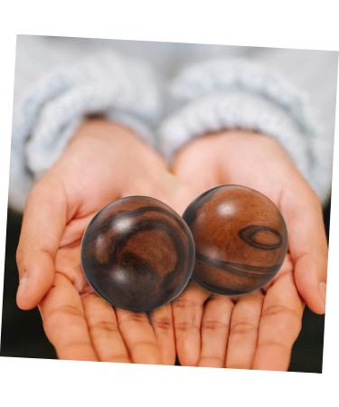 Lurrose 2-in-1 Fitness Golfer Ball Toys - Wood Palm Acupuncture Massage Balls for Adults | Outdoor Hugo Training Ball | 5x5x5cm - Buy Online on GoSupps.com