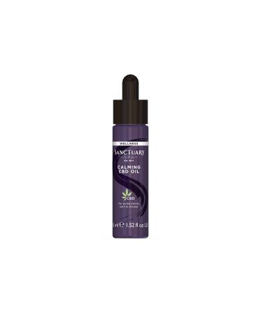 Sanctuary Spa CBD Oil Calming Multipurpose Oil For Pulse Points Bath and Shower Vegan and Cruelty Free 45 ml 45 ml (Pack of 1)