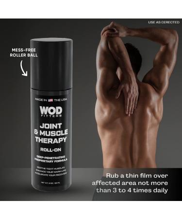 WODFitters Joint & Muscle Therapy Roll On - 3 oz | Premium Recovery for Hips Knees Hands & Feet - Buy Online on GoSupps.com