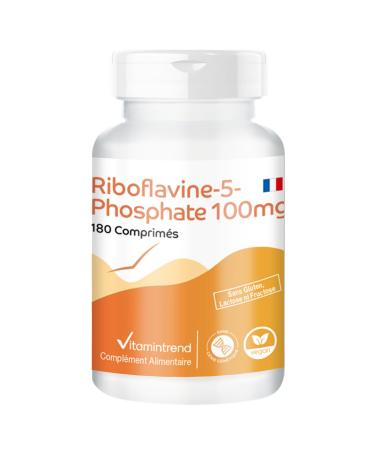 Vitamin B2 Tablets - 180 Tablets - High dosage - Riboflavin-5-Phosphate | Vitamintrend