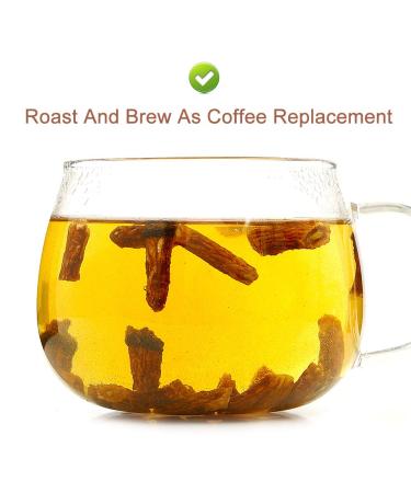 Organic Roasted Dandelion Root Tea - 130g Vegan Non-GMO Gluten-Free | Support Liver Health - Buy Online on GoSupps.com