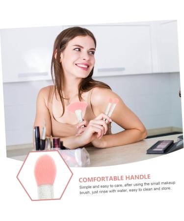 1 Set Makeup Brush Make up Powder Applicator for Girl Makeup Long Handle Blusher Makeup Tool Face Beauty Tools Cosmetic Plastic Miss Tool Brush - Buy Online on GoSupps.com