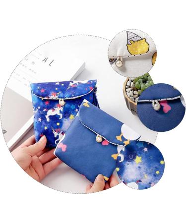 Beavorty Women's Bandages Bag - 3 Pack Cotton Pocket Zippered Wallet for Menstrual Tapes & Breastfeeding Inserts - Portable & Stylish (13x13x1cm) - Buy Online on GoSupps.com