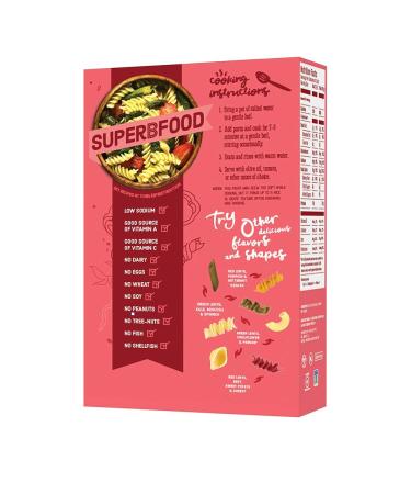 Cybele's Gluten & Grain Free Superfood Red Rotini - 8oz Vegan Pasta | High Protein, Allergy-Friendly - Buy Online on GoSupps.com