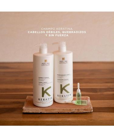 ARUAL Shampoo keratine behandeling 1000 ml - Buy Online on GoSupps.com