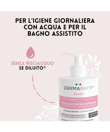 Dermaray Sensis Hydrating Intimate Cleanser 500ml | PH Balancing & Anti-Odor with Aloe Vera | International Shipping Available - Buy Online on GoSupps.com