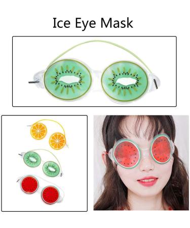 Fruit Themed Gel Eye Masks - Set of 3 | Hot/Cold Face Masks for Tired, Swollen, and Dry Eyes - Buy Online on GoSupps.com