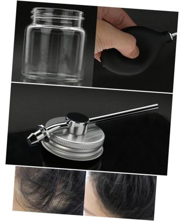 1pc Terrariums Glass Containers Hair Building Fibers Powder Blower Sprayer Tool Accessories Thicken - Buy Online on GoSupps.com