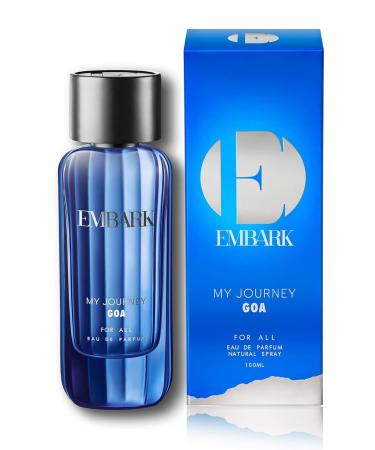 AARVVINTA CRAFT My Journey Goa Liquid Perfume For Men & Women Unisex Premium Aquatic Fragrance Eau De Parfum - 100 Ml - Buy Online on GoSupps.com