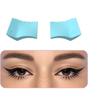 PERZOE Eyelid Skin Protection Tool Silicone Eyeliner Tail Stamp Compact Travel-friendly Eye Makeup Tool for Perfect Eyeliner Application Blue - Buy Online on GoSupps.com