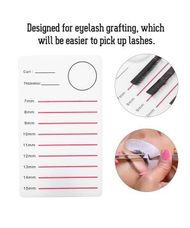 Eyelash Extensions Tray - Black Mink False Lashes Holder for Salon Use | Premium Plastic Eyelash Stand Pallet (02 - Buy Online on GoSupps.com