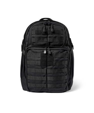 5.11 Tactical Backpack Rush 24 2.0 Military Molle Pack, CCW and Laptop Compartment, 37 Liter, Medium, Style 56563 Black 1 SZ Black