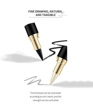  Generisch Matte Eyeliner Quick Dry Black Gel Eyeliner Chafing Resistant Waterproof Eyeshadow for Long-Lasting Daily Eye Makeup(Grey) - Buy Online on GoSupps.com