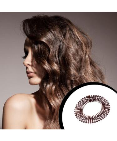 rongweiwang U-Part Wig Comb Clips Wigs Accessories Hair Extension Combs Tools Matching Trendy Styling Salon Home Accessory Coffee - Buy Online on GoSupps.com