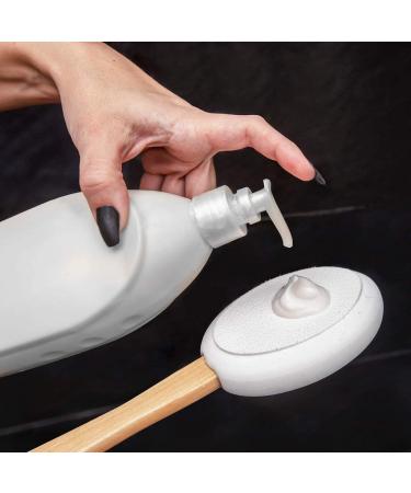 Back Lotion Applicator for Easy Reach Self-Application - Includes Handle, 4 Pads, Hook - Ideal for Cream, Sunscreen, Self Tanner - Buy Online on GoSupps.com