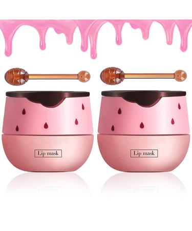 Eelhoe Lip Sleeping Mask, Eelhoe Lip Mask, Berry Lip Sleeping Mask, Eelhoe Lip Care Products, Natural Fruit Lip Treatment Cream, Berry Lip Moisturizer, for Women and Men (2Fraise)