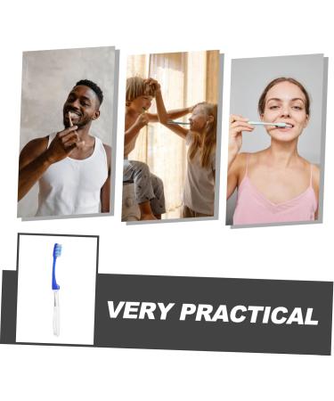 Hoement 10pcs Travel Folding Toothbrush Set - Portable Wear-Resistant Travel Accessories for On-the-Go Oral Care - Buy Online on GoSupps.com