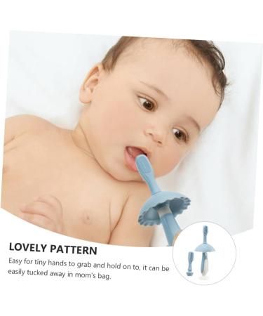 Minkissy Baby Training Toothbrush Set - 3 Silicone Toothbrushes for Infants | Soft Oral Care for Milk Teeth & Gums - Buy Online on GoSupps.com