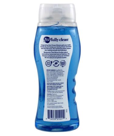 Zest Ocean Breeze Invigorating Body Wash 18oz (Pack of 2) - 532ml - Buy Online on GoSupps.com