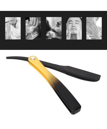 Professional Straight Bortucid Holder & Beard Cutter Stand - ABS with Petrol Gear Gradients (Black) | International Shipping - Buy Online on GoSupps.com