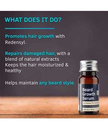Ustra Beard Growth Serum for Oily Skin - 35 ml - Buy Online on GoSupps.com