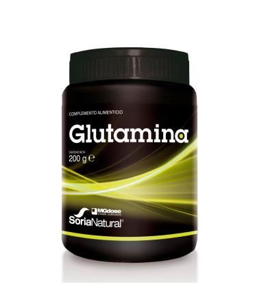 Soria Natural Vit & Min L-Glutamine-supports muscle regeneration-helps improve certain diseases of the organism-100% natural origin-bottle with 200 g