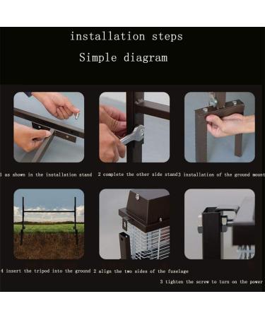 Mosquito Killer Outdoor Mosquito Light LED Outdoor Mosquito Repellent Waterproof Fly Light Mosquito Killer Large Garden Pest Control - Buy Online on GoSupps.com