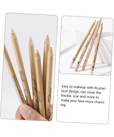 FOMIYES 20 Pcs Concealer Pen Light Concealer Cover up Makeup Concealer Korean Concealer White Wooden - Buy Online on GoSupps.com
