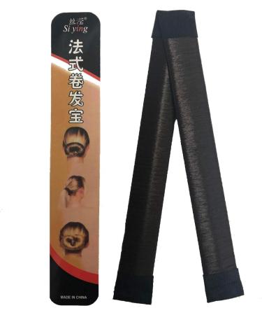 Magic French Hairstyle Hair Bun Maker - Easy Snap Doughnut Styling Bands (Dark Brown) - Buy Online on GoSupps.com