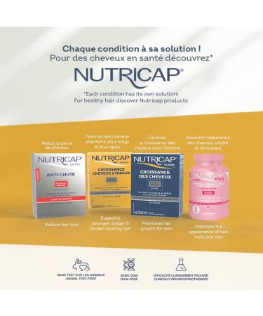NUTRISANTE Nutricap Fortifying Shampoo All Hair Type - Softness Shine Flexibility - All Natural - Nourishing Wheat Germ Oil Vitamin E - Paraben Free - Sulfate Free - 200ml - 2 Months Solo - Buy Online on GoSupps.com
