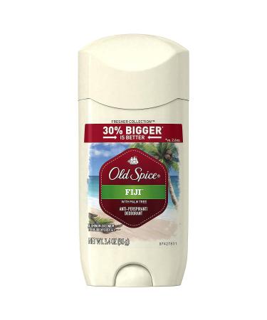 Old Spice Fresher Collection Men's Anti-Perspirant and Deodorant Fiji Scent - 3.4 Oz 3.4 Ounce (Pack of 1) Fiji