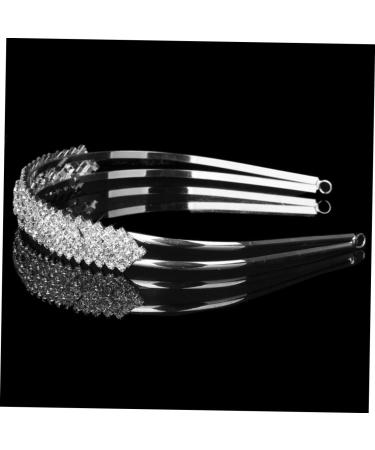 FRCOLOR Beaded Headband Luxury Baroque headpiece for bride bling headbands Diamond Tiara hair bands for women embellished headbands for women fancy wide Fancy Hair Ties - Buy Online on GoSupps.com