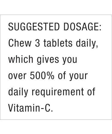Dr. Schulze's Super-C Plus | Vitamin C Complex Chewable Tablets | 1000mg | Immunity Support | Collagen Formation | Iron Absorption | 60 Count - Buy Online on GoSupps.com