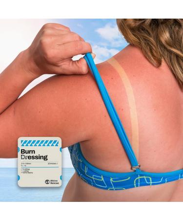 Rhino Rescue 4X4 Burn Dressing & Gel - Soothing Burn Relief First Aid Supplies (5 Pack) - International Shipping Available - Buy Online on GoSupps.com