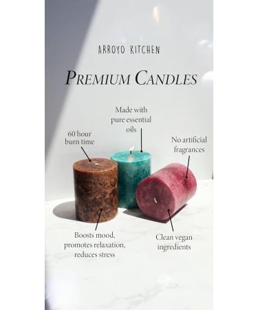 Premium Bergamot Scented Candle | 100% Pure Essential Oil | Vegan | Clean Ingredients | Long Lasting 60-Hour Burn - Buy Online on GoSupps.com