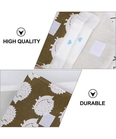 Toyvian Teen Girl Purse 6pcs Sanitary Napkin Storage Bag Set - Portable Pad Coin & Makeup Bags for Women and Girls - Buy Online on GoSupps.com