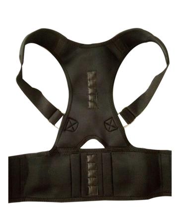 Magnetic Therapy Posture Corrector Support Lumbar Belt Decompression Back Brace Waist Support Improve Hunchback Straightener Prevent Scoliosis (Color : Black Size : L/Large) L/Large Black