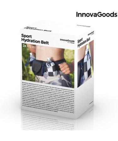 InnovaGoods IG115281 Hydration Belt - Unisex Adult Black - One Size | Best for Running & Fitness | International Shipping Available - Buy Online on GoSupps.com
