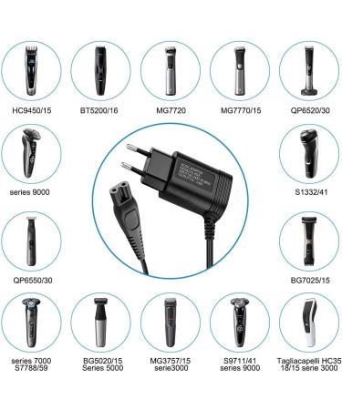 Buy 15V 1.1m Shaver Charger Compatible with Philips Norelco HQ8505 9000 5000 3000 Series - Ideal for Beard Trimmers & Power Heads - Buy Online on GoSupps.com