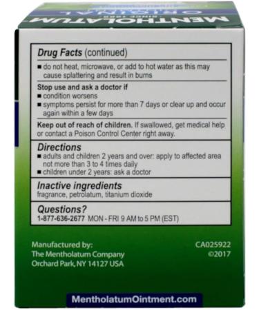 Buy Mentholatum Ointment 3 oz - Pack of 5 | Fast International Shipping - Buy Online on GoSupps.com