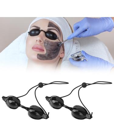 Protective Glasses 2pcs Lightweight Reduction Black IPL Eye Protection Goggle Relieves Eye Strain for Beauty Salon - Buy Online on GoSupps.com