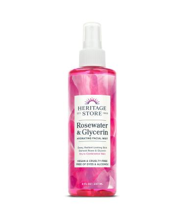 Heritage Products Rosewater And Glycerin - 8 Fl Oz
