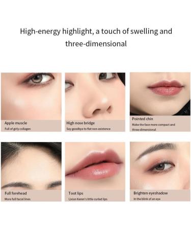 Highlight Powder Palette Professional Shimmer Glitter Face Highlighter Makeup Facial Brightening Shimmer Powder for Makeup styles 1 - Buy Online on GoSupps.com