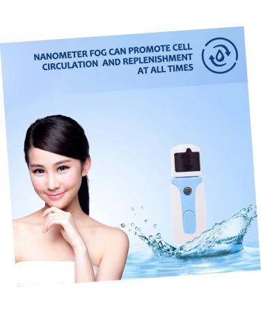 DOITOOL 1 Set Hydrating Instrument Portable Humidifiers Mister for Lash Professional Steamer Face Handy Face Mist Sprayer Hydrating Mister Facial Moisturizer Moisturizing Abs 10X3.3cm Blue - Buy Online on GoSupps.com