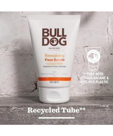 Bulldog Skincare Energising Face Scrub for Men 125ml - Gentle Exfoliation for Refreshed Skin - Buy Online on GoSupps.com